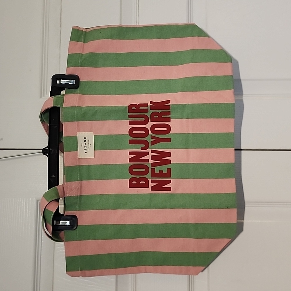 Sezane Bonjour New York Tote